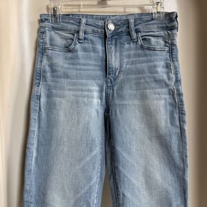 American Eagle Women's Light Wash High Rise Jegging Size 4 Long